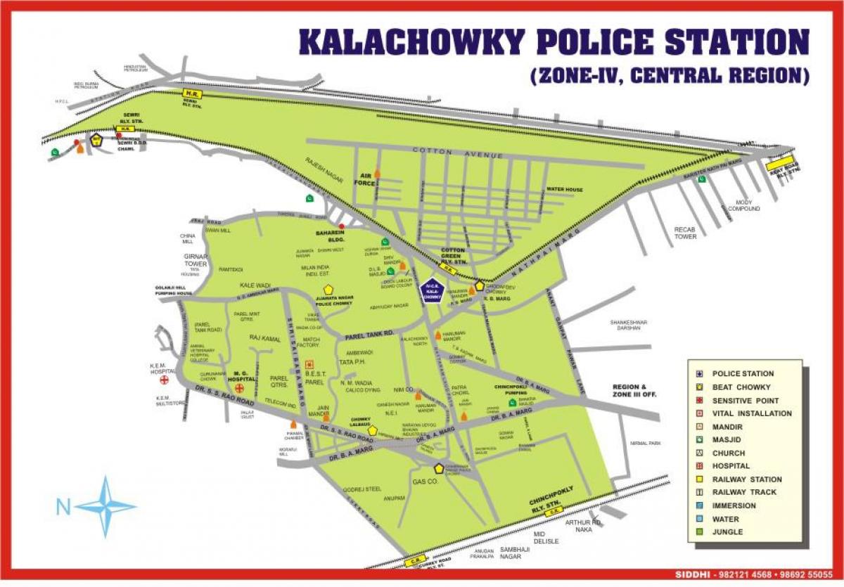 карта Kalachowki Мумбаију