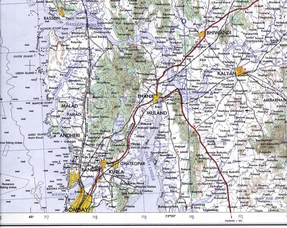 Мумбаију Калян мапи