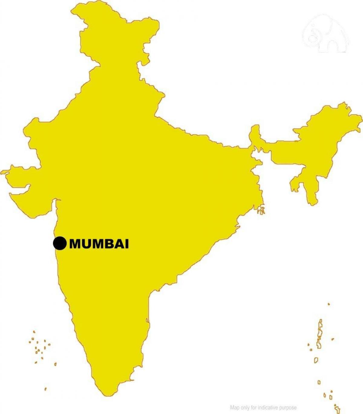 Мумбаију на мапи