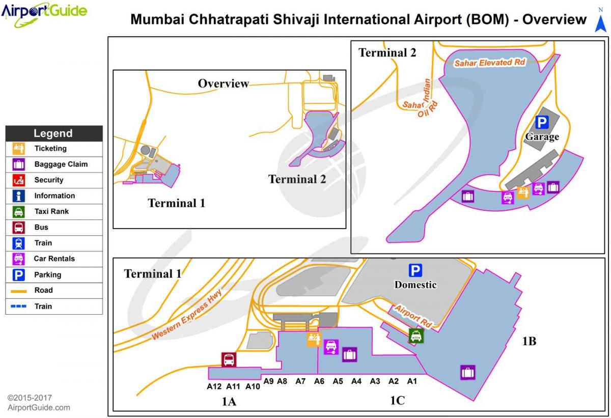 Станица чхатрапати Шиваджи мапи