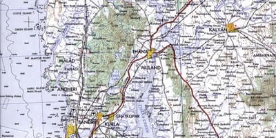Мумбаију Калян мапи