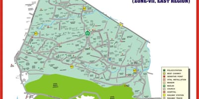 Мумбаију Bhandup мапи