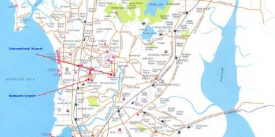 Карта Бомбај
