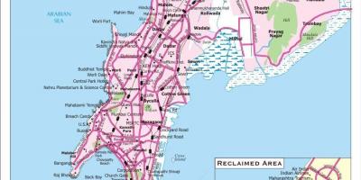Мапа града Бомбај