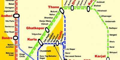 Централна Мумбаију станица мапи